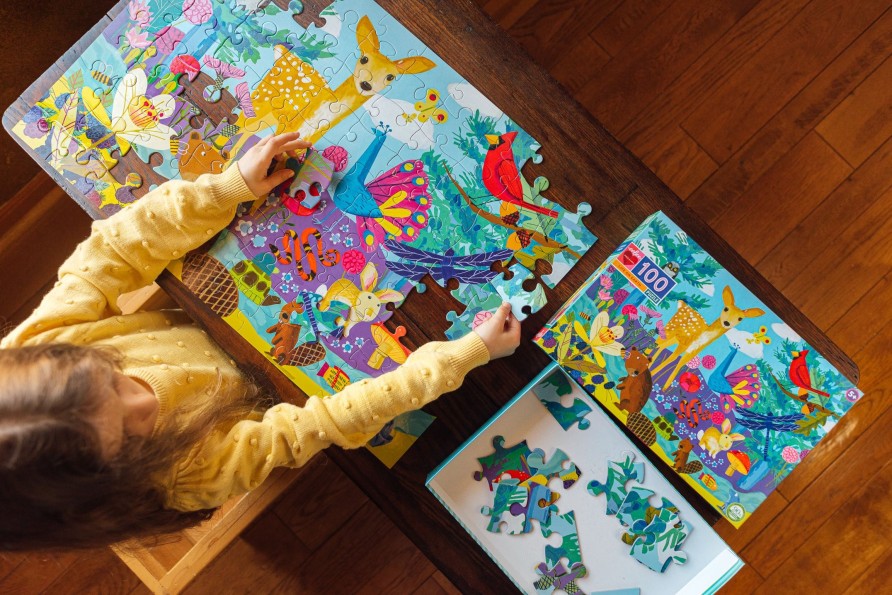 Materiel Artistique eeBoo | Puzzle 100 Pieces La Vie Sur Terre