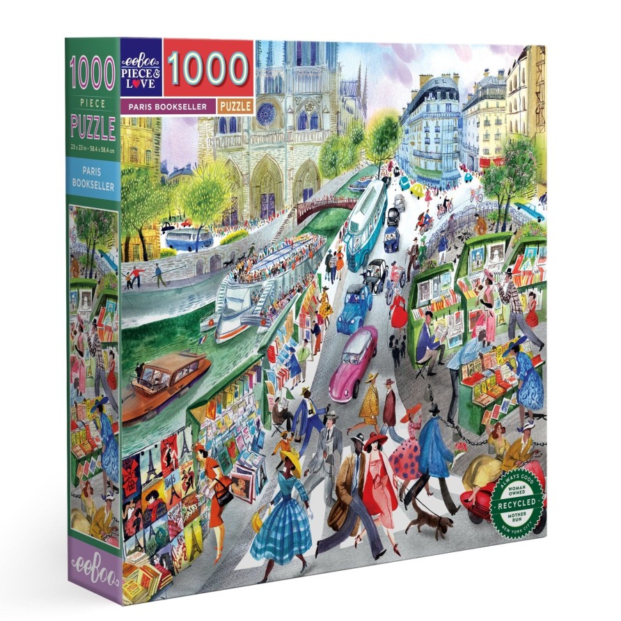 Des Enigmes eeBoo | Puzzle 1000 Pieces Du Libraire De Paris