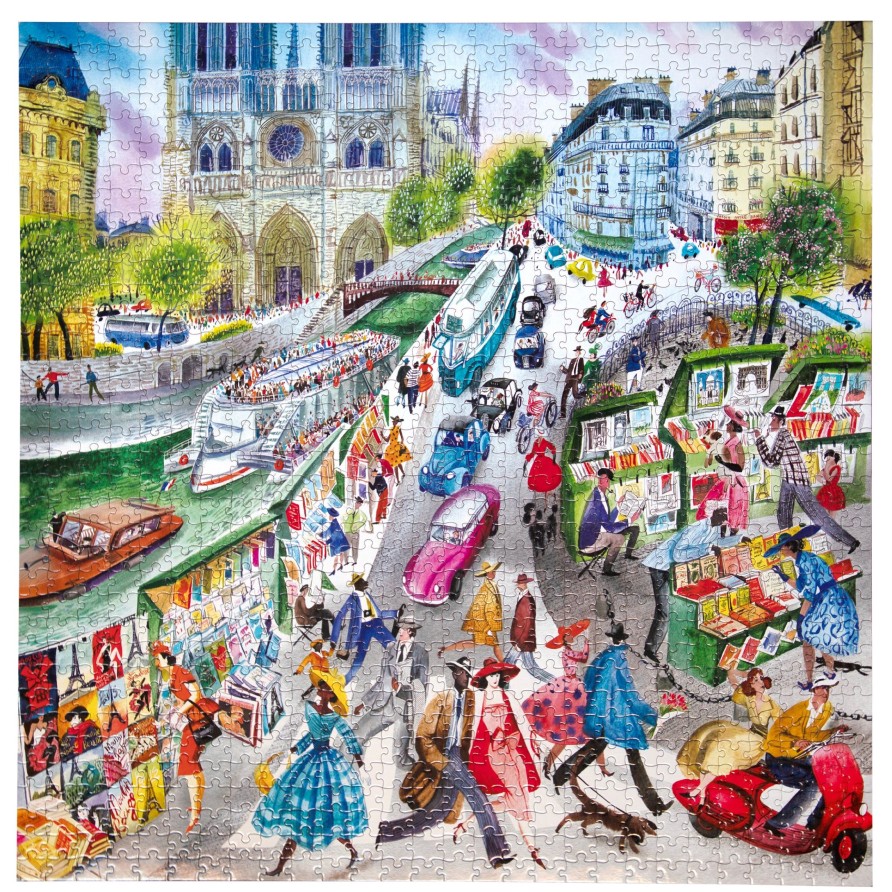 Des Enigmes eeBoo | Puzzle 1000 Pieces Du Libraire De Paris