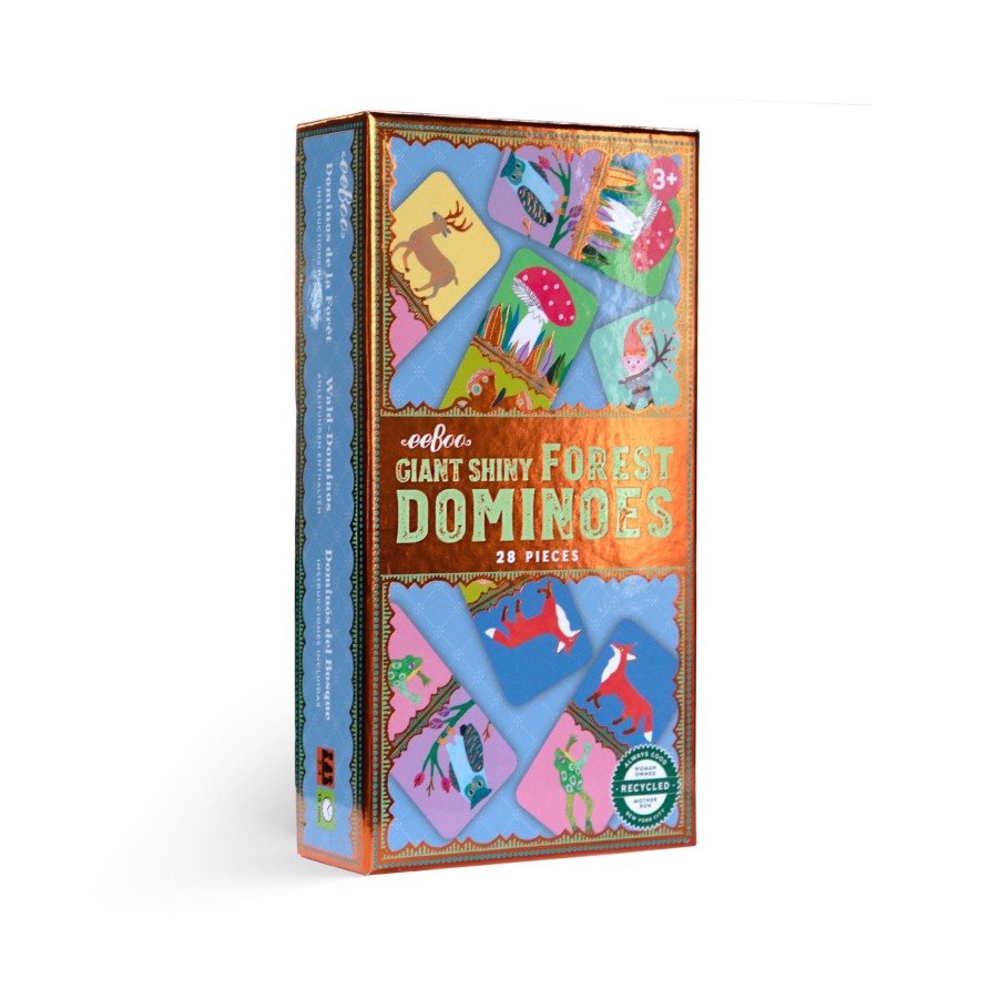 Materiel Artistique eeBoo | Dominos Geants De La Foret Brillante