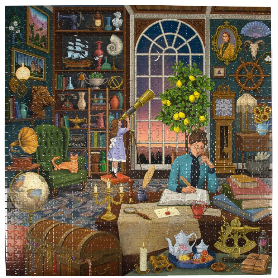 Jeux eeBoo | Puzzle 1000 Pieces De La Bibliotheque De L'Alchimiste