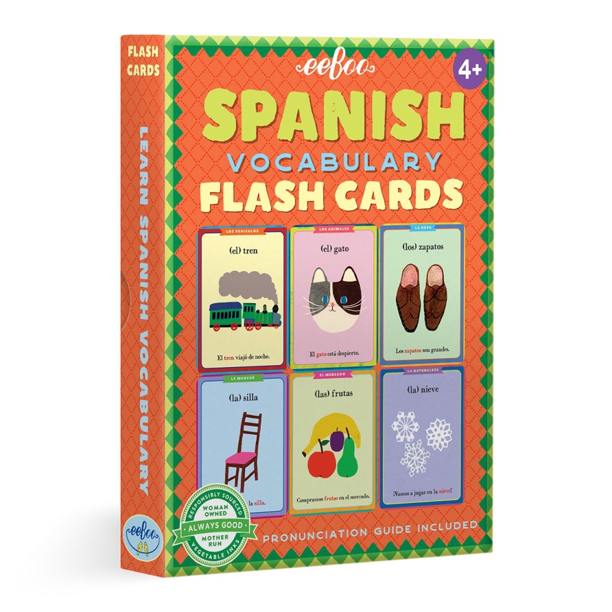 Educatif eeBoo | Cartes Flash De Vocabulaire Espagnol