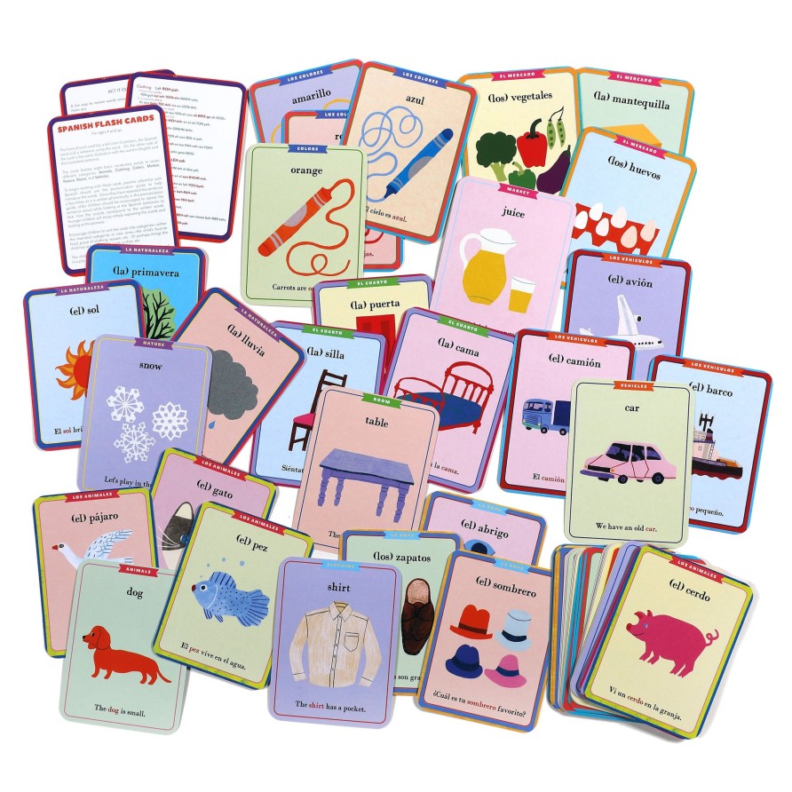 Educatif eeBoo | Cartes Flash De Vocabulaire Espagnol