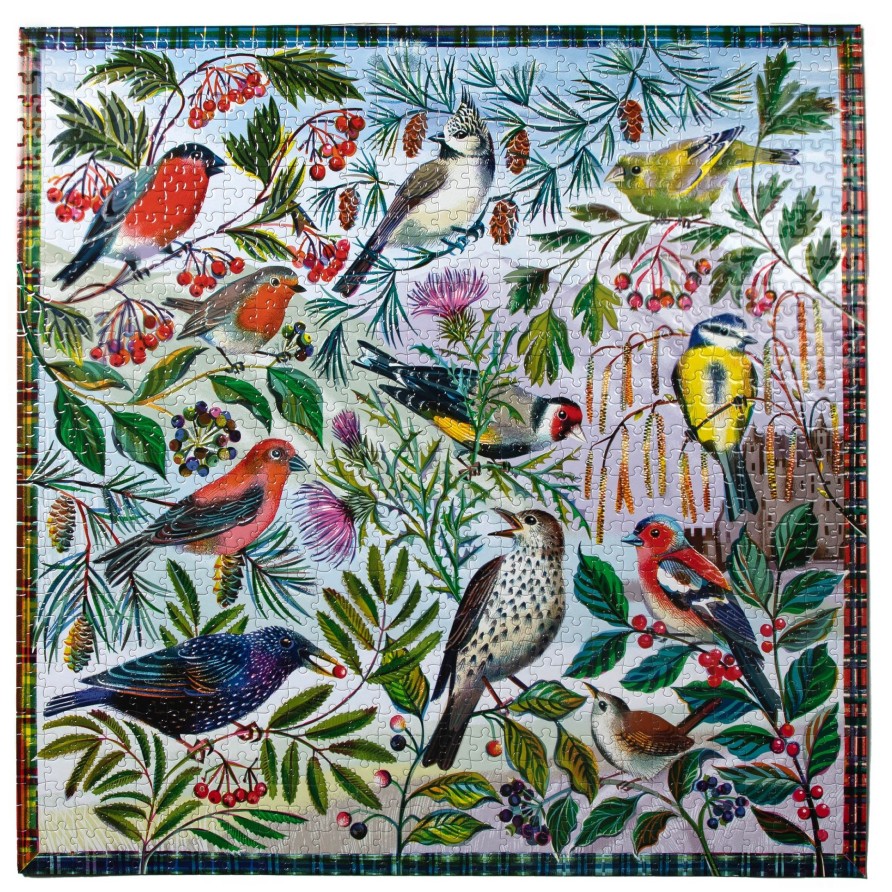 Cadeaux eeBoo Printemps Et Paques | Puzzle 1000 Pieces Oiseaux D'Ecosse