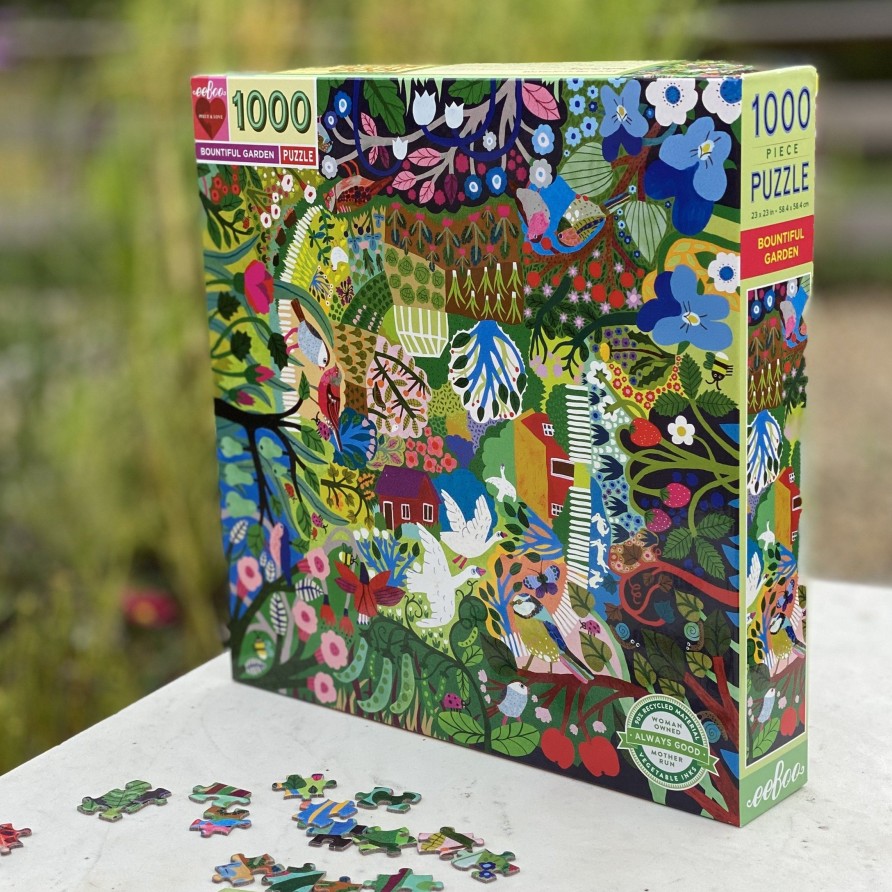 Des Enigmes eeBoo | Puzzle 1000 Pieces Jardin Abondant