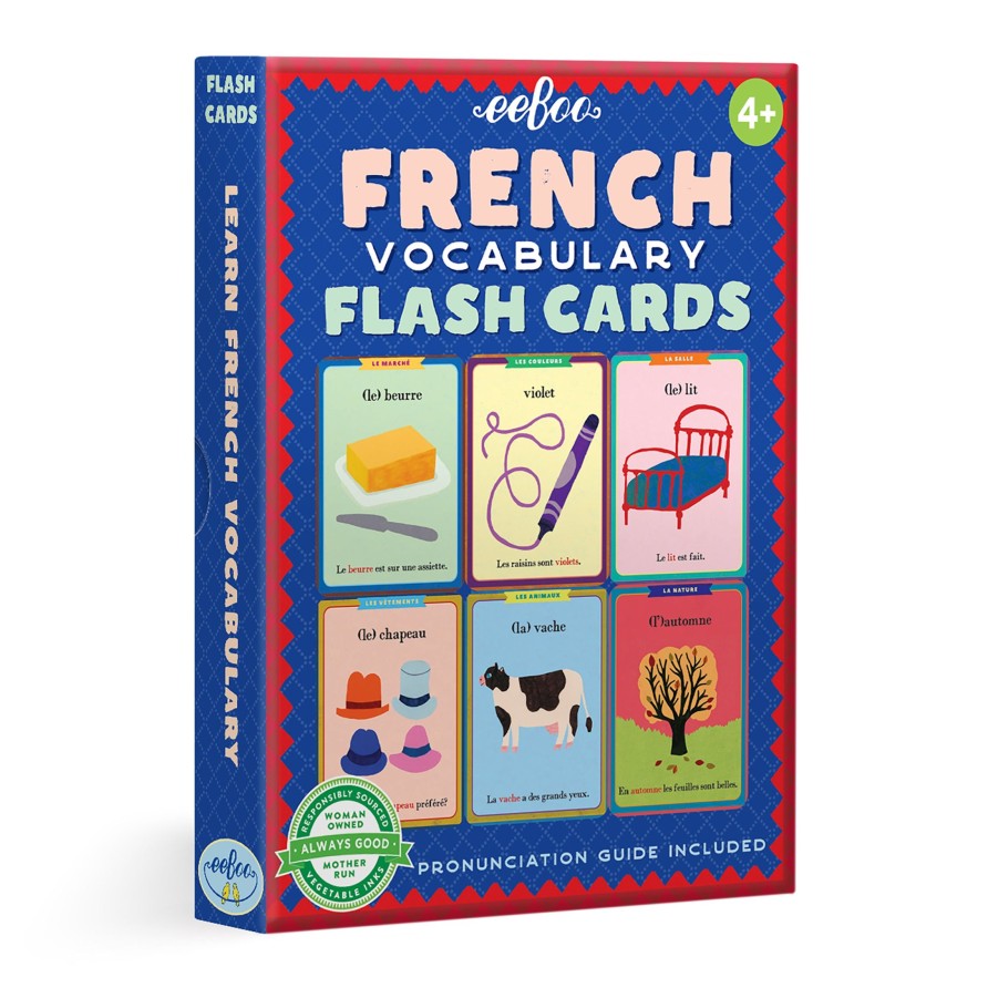 Educatif eeBoo | Cartes Flash De Vocabulaire Francais