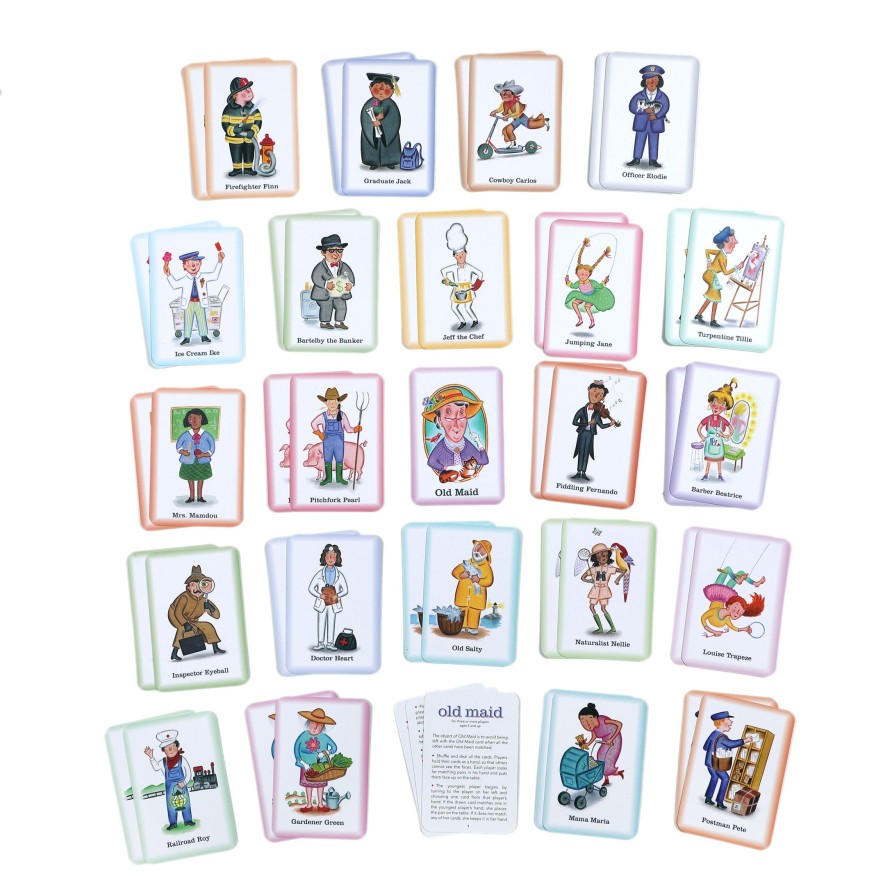 Educatif eeBoo | Cartes A Jouer Vieille Fille