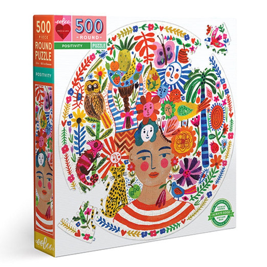 Cadeaux eeBoo Printemps Et Paques | Puzzle Positivite De 500 Pieces