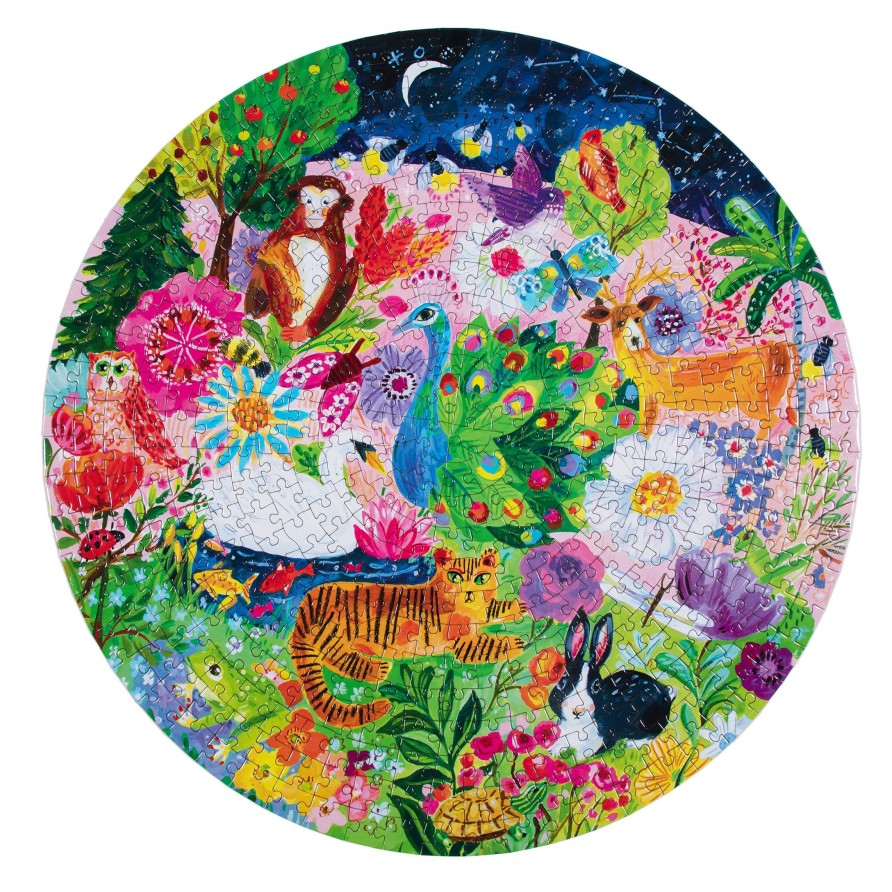 Des Enigmes eeBoo | Puzzle Rond 500 Pieces Garden Sanctuary