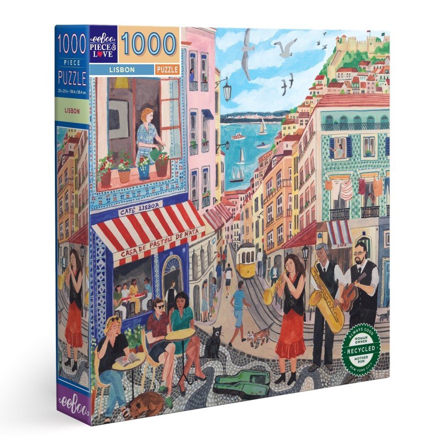 Des Enigmes eeBoo | Puzzle 1000 Pieces Lisbonne