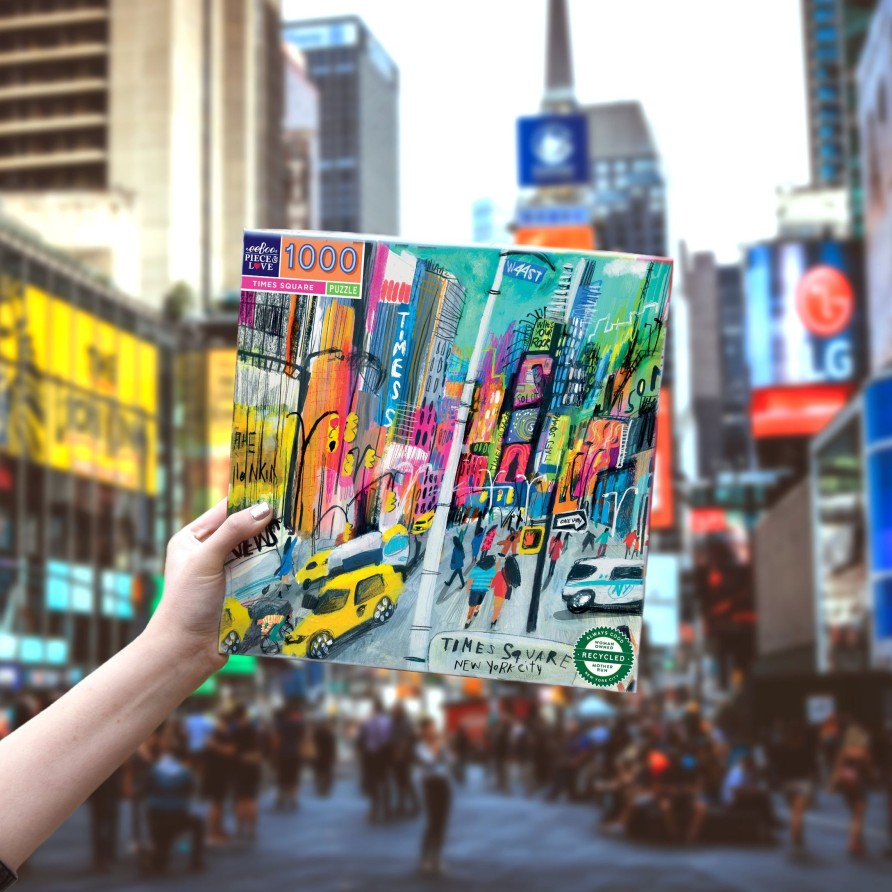 Des Enigmes eeBoo | Puzzle 1000 Pieces De Times Square