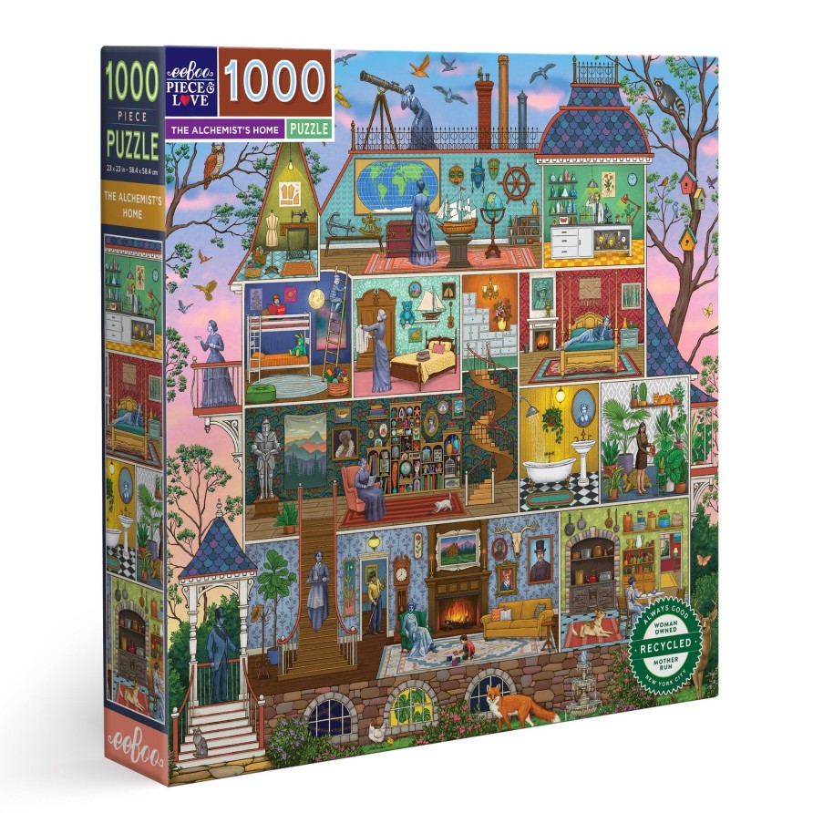 Jeux eeBoo | Puzzle 1000 Pieces La Maison De L'Alchimiste