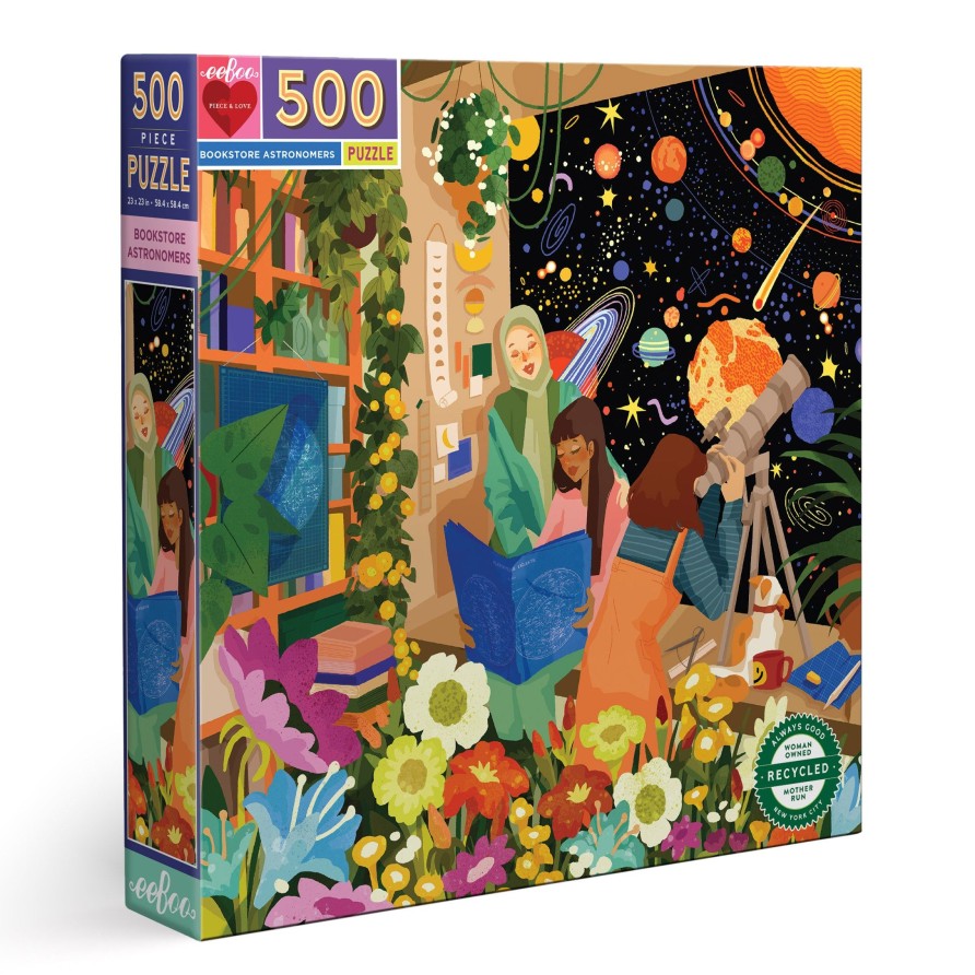 Jeux eeBoo | Librairie Astronomes Puzzle Carre De 500 Pieces