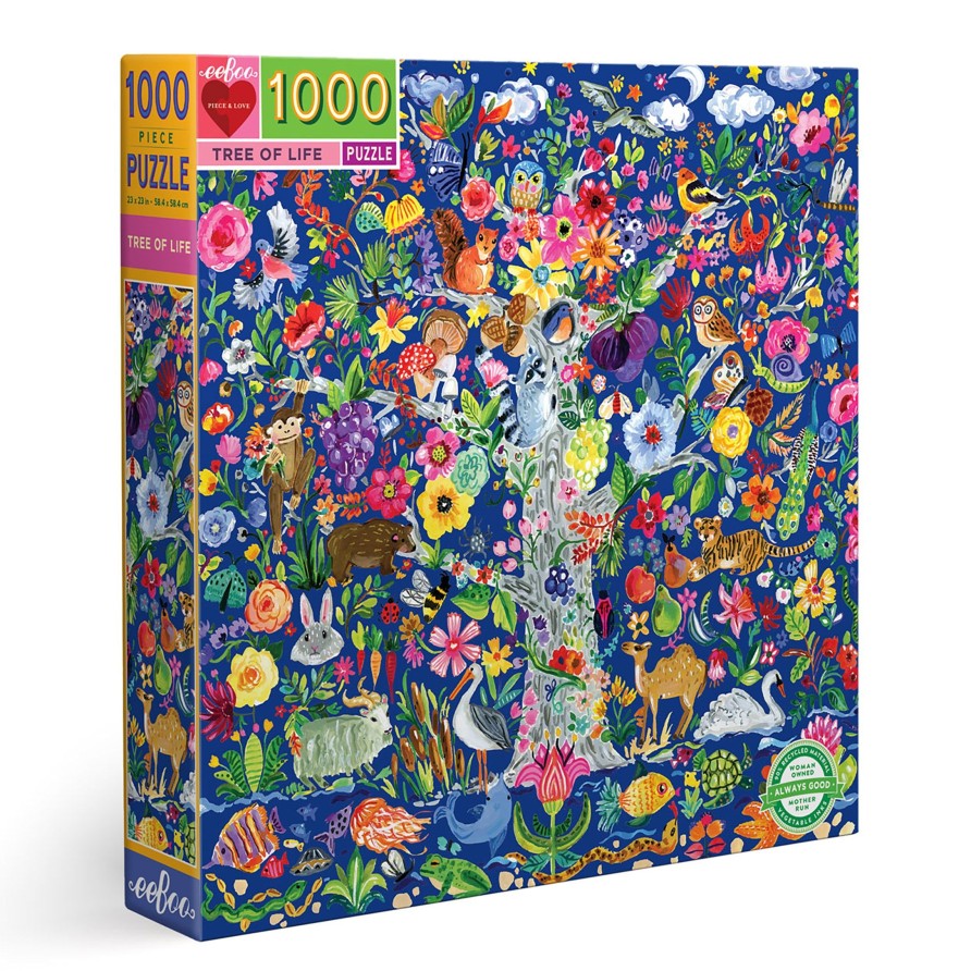 Des Enigmes eeBoo | Puzzle Arbre De Vie 1000 Pieces