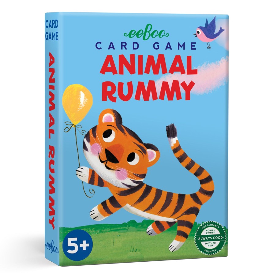 Educatif eeBoo | Cartes A Jouer Au Rami Animalier