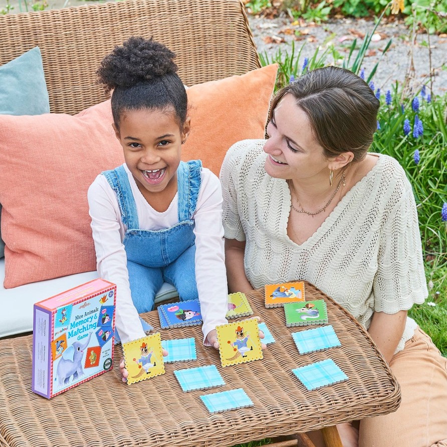 Materiel Artistique eeBoo | Jeu De Memoire Prescolaire Sur Les Animaux Sympas