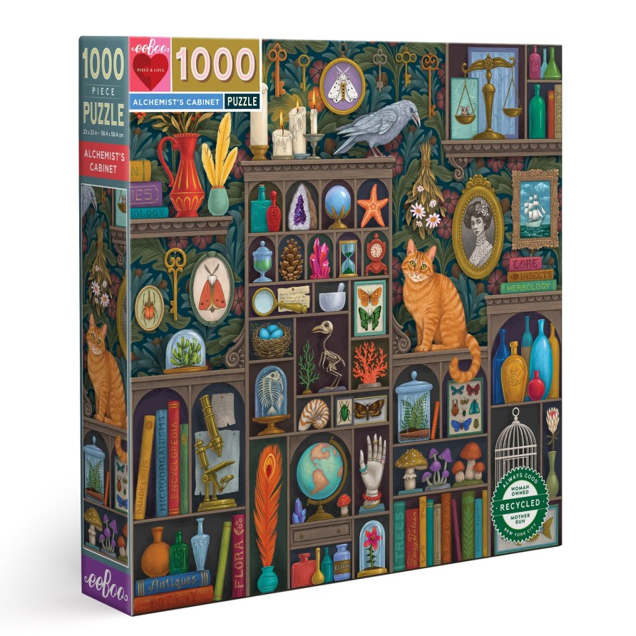 Jeux eeBoo | Puzzle 1000 Pieces Du Cabinet De L'Alchimiste