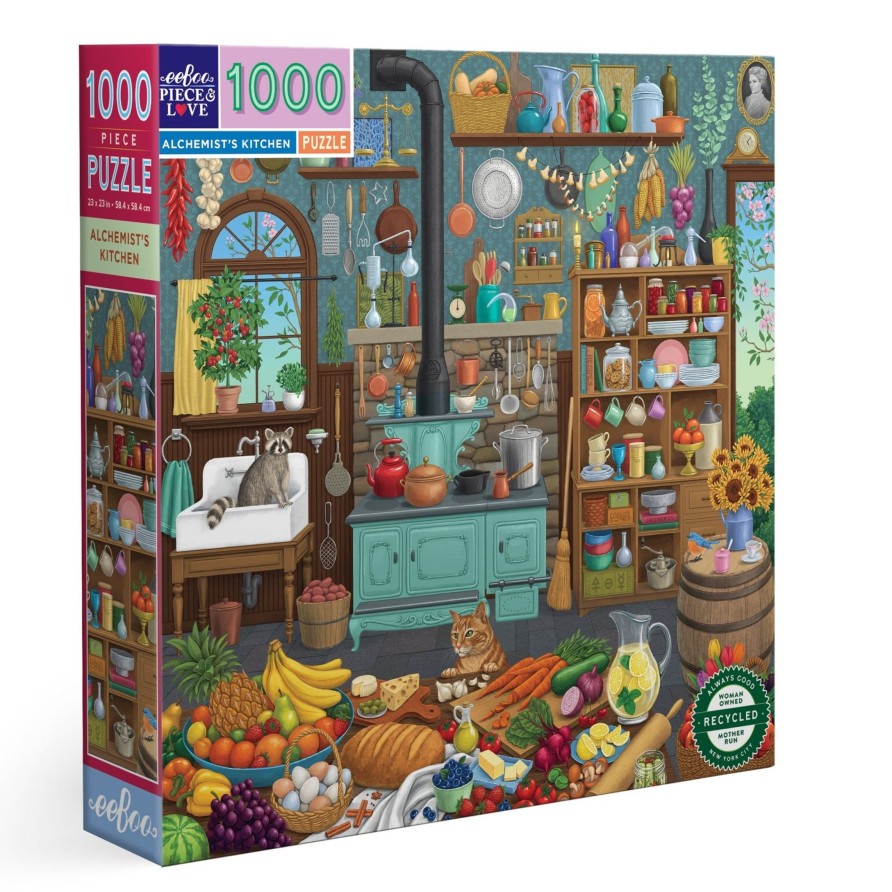 Jeux eeBoo | Puzzle 1000 Pieces La Cuisine De L'Alchimiste