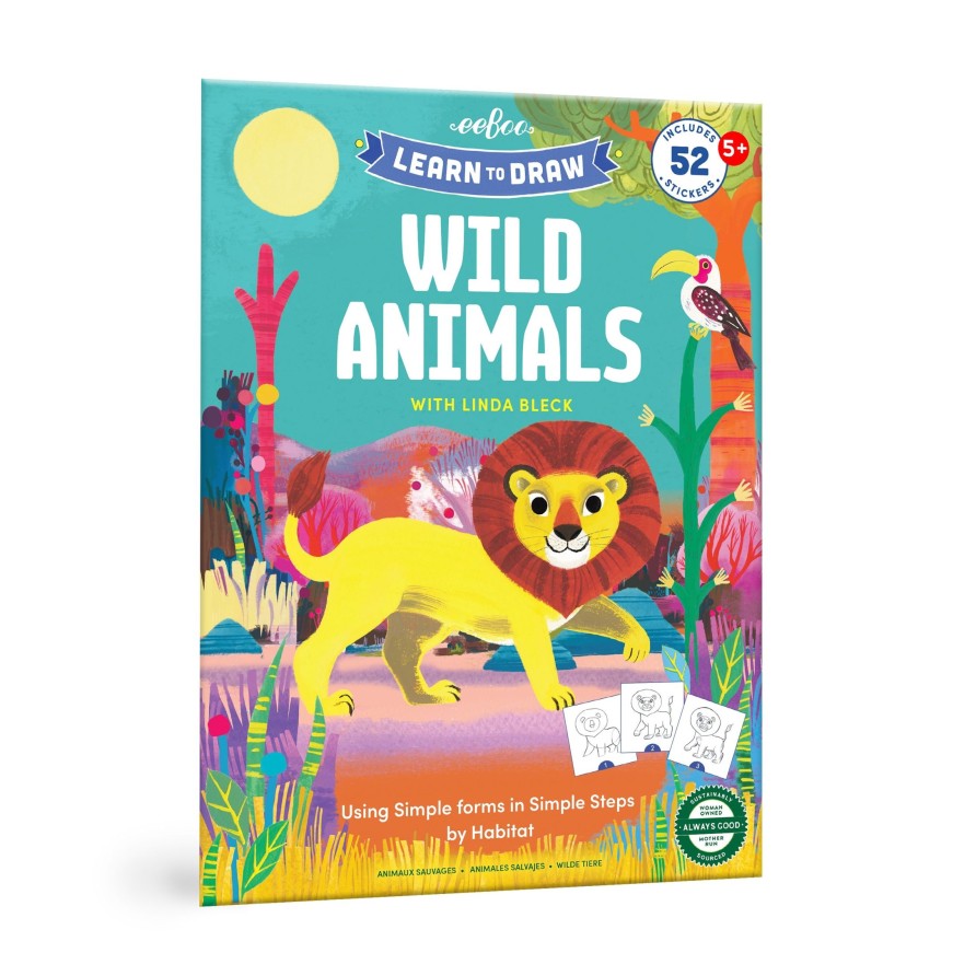 Cadeaux eeBoo Puzzles Botaniques | Apprenez A Dessiner Des Animaux Sauvages