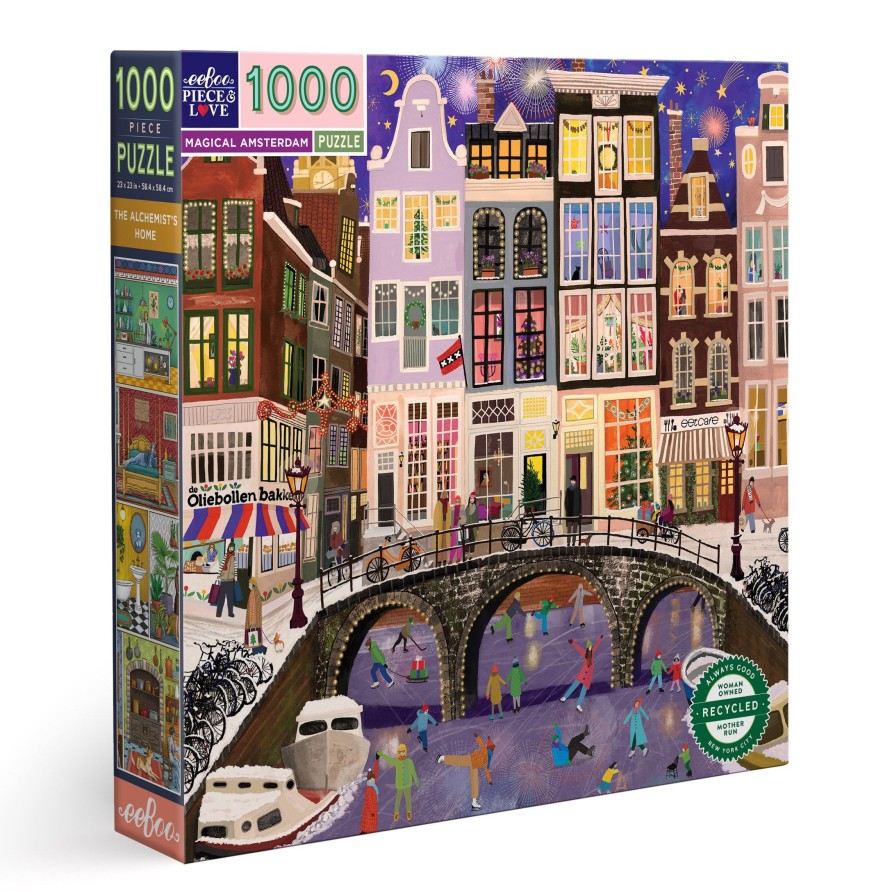 Jeux eeBoo | Puzzle Magique Amsterdam De 1000 Pieces