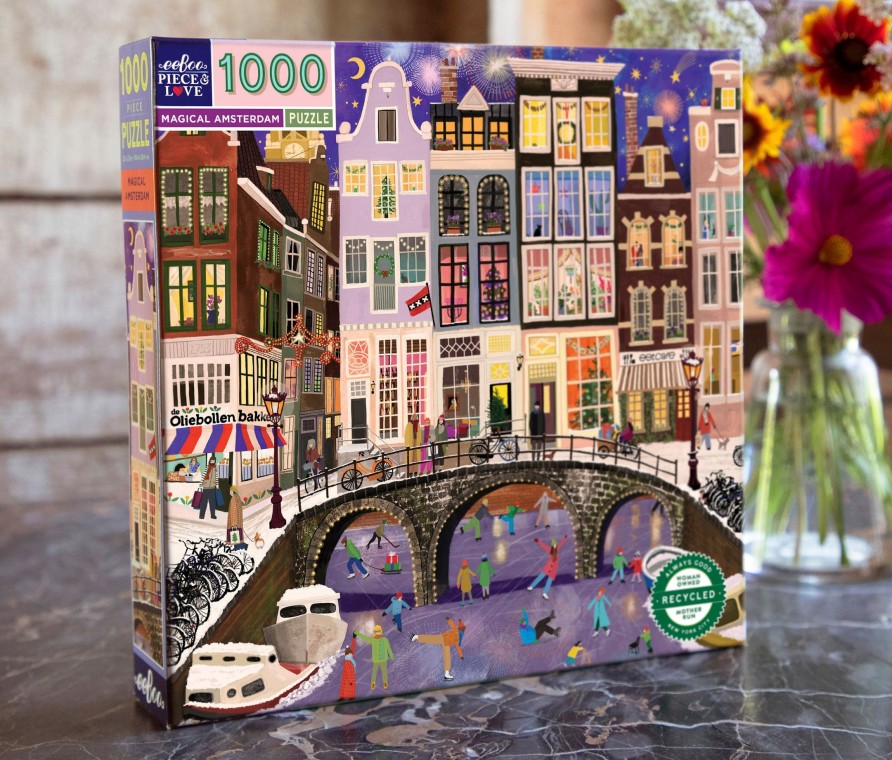 Jeux eeBoo | Puzzle Magique Amsterdam De 1000 Pieces