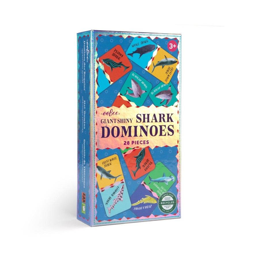 Materiel Artistique eeBoo | Dominos Geants De Requin Brillant