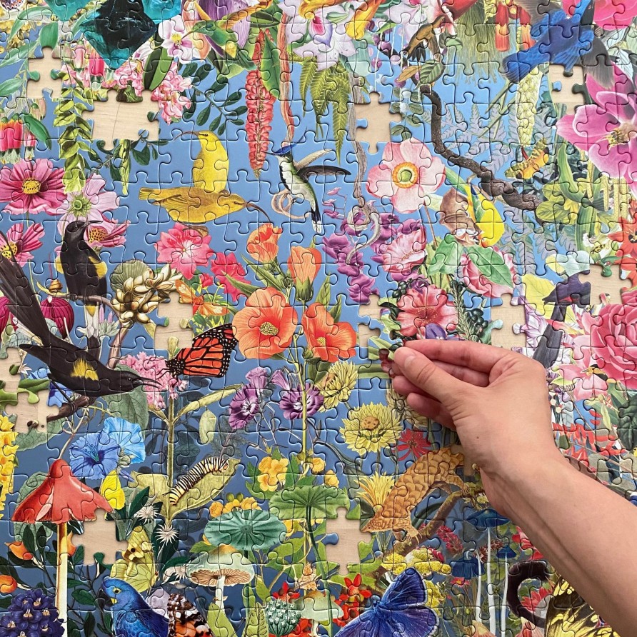 Materiel Artistique eeBoo | Puzzle Carre De 500 Pieces Jardin D'Eden