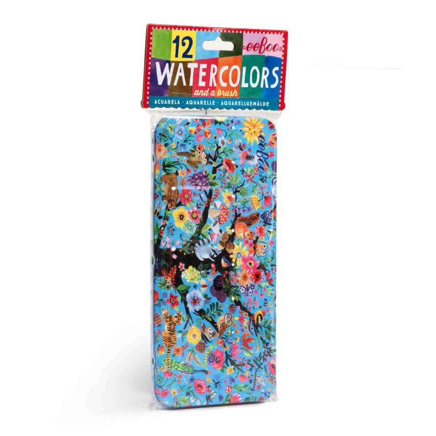 Cadeaux eeBoo Puzzles De Voyage | Arbre De Vie 12 Aquarelles