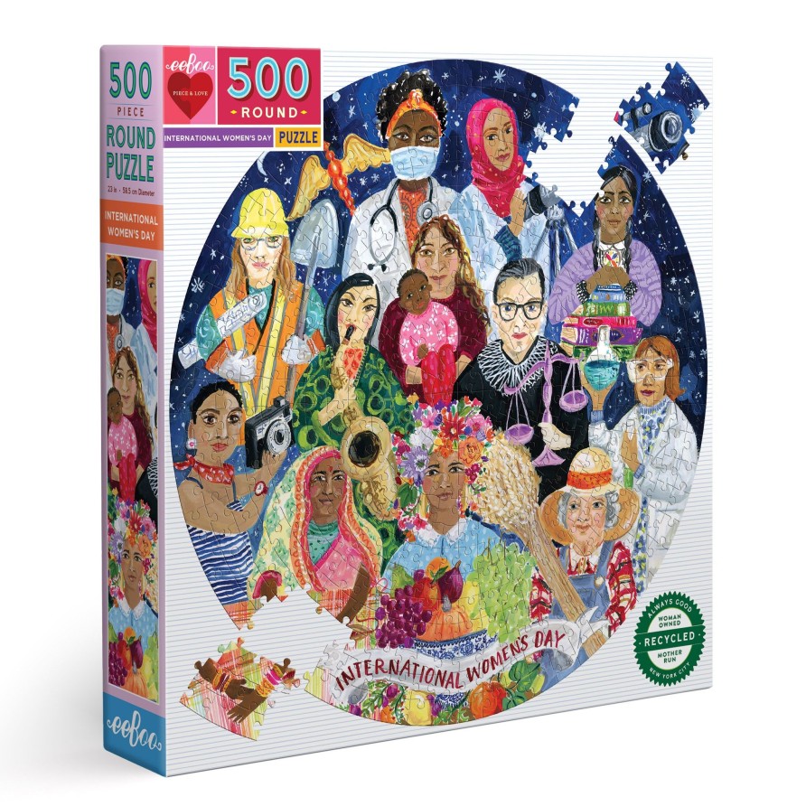 Des Enigmes eeBoo | Puzzle 500 Pieces Pour La Journee Internationale De La Femme