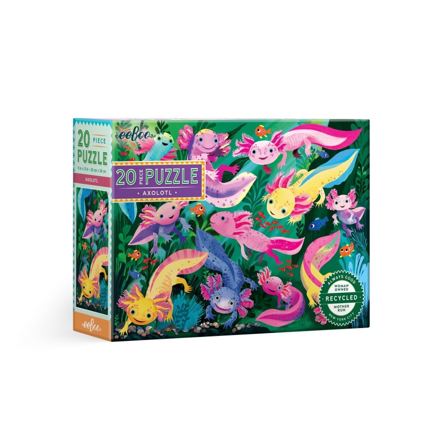 Materiel Artistique eeBoo | Puzzle Axolotl 20 Pieces