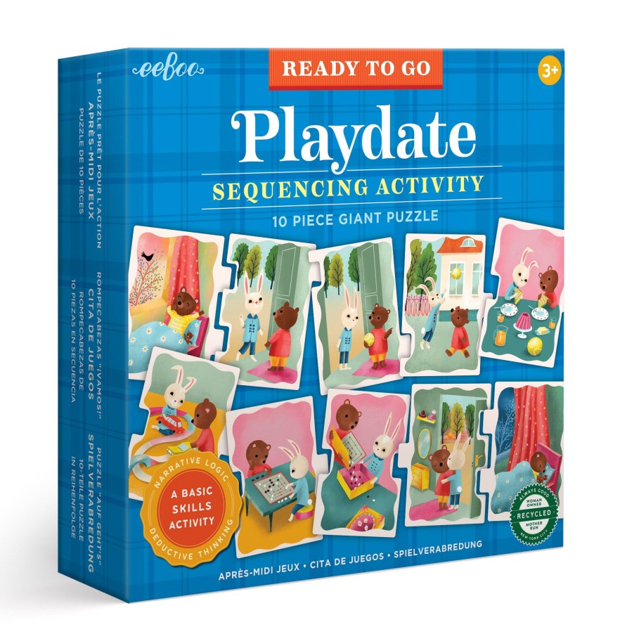 Educatif eeBoo | Puzzle Pret A Partir - Playdate