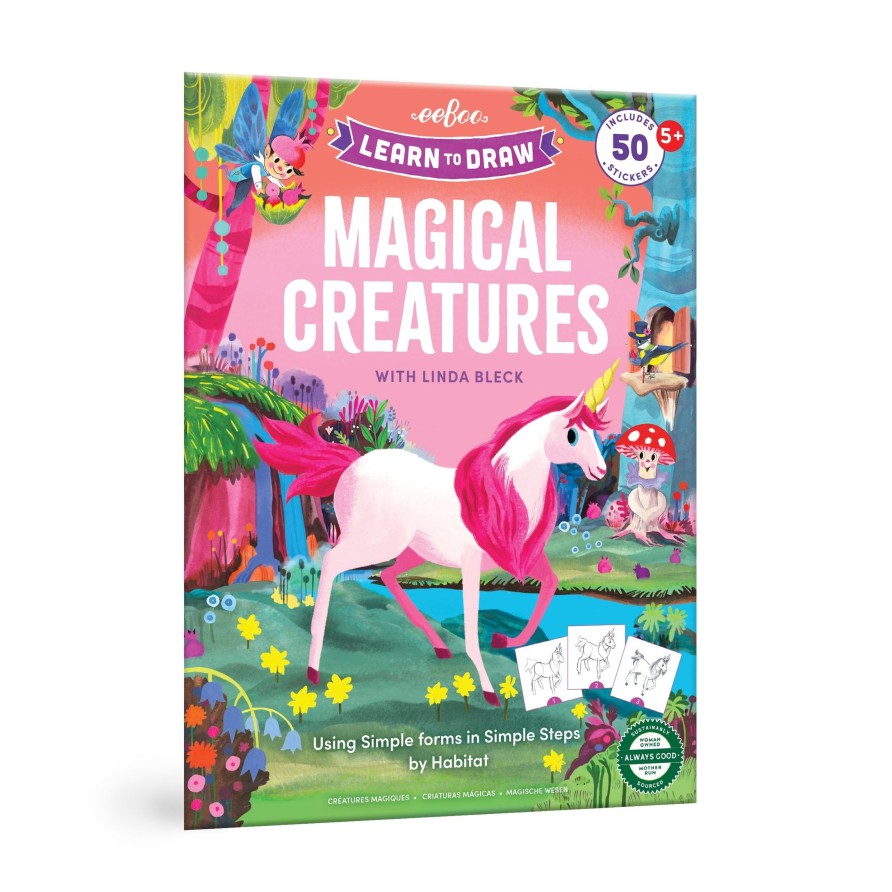 Cadeaux eeBoo Puzzles Botaniques | Apprenez A Dessiner Des Creatures Magiques